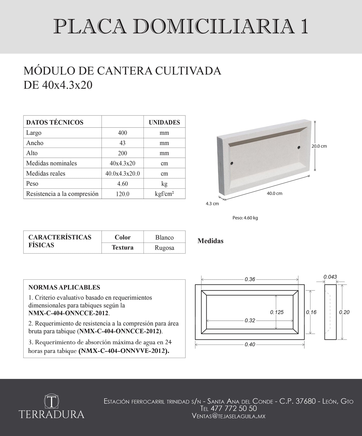 Placas Domiciliaria