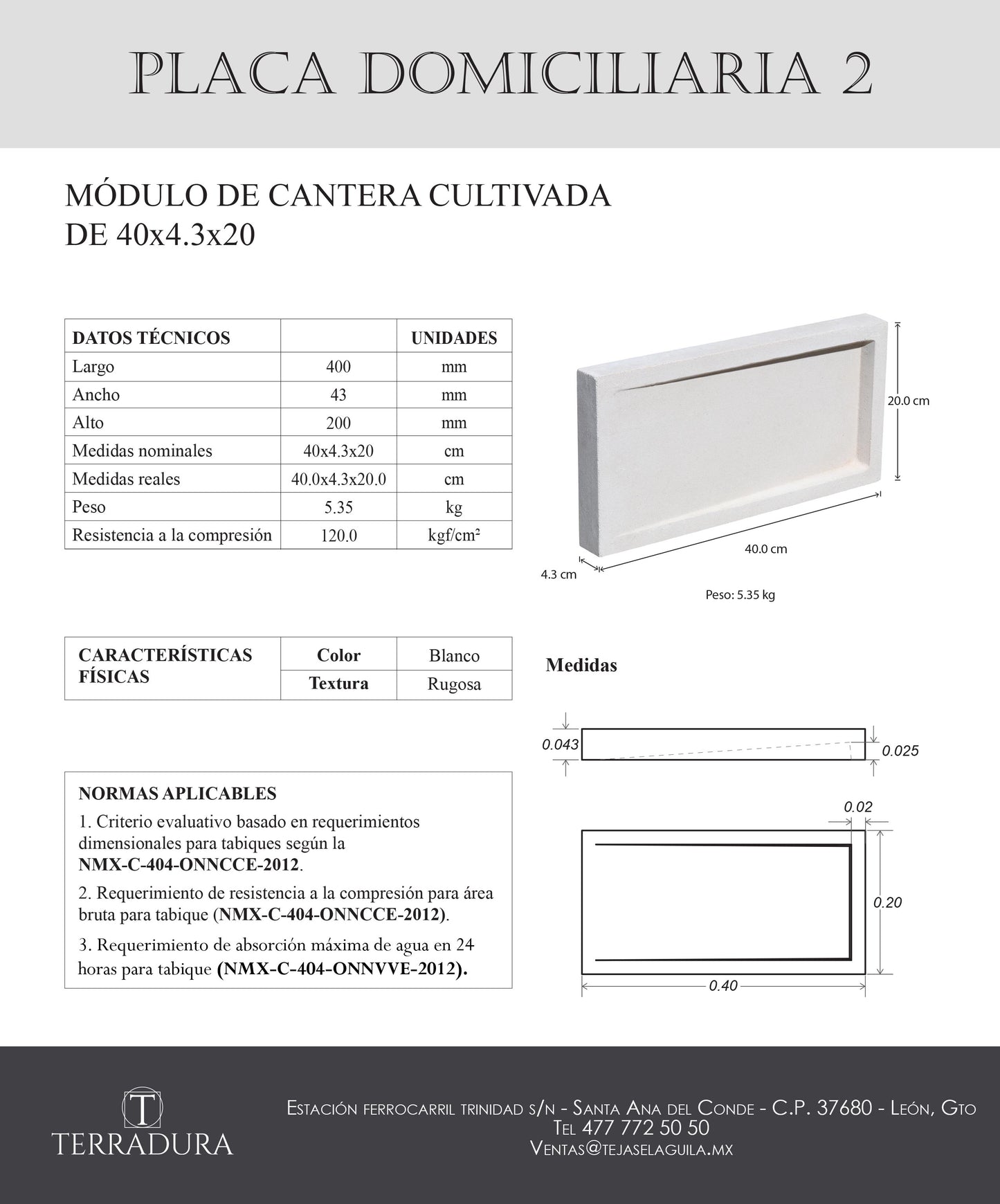 Placas Domiciliaria