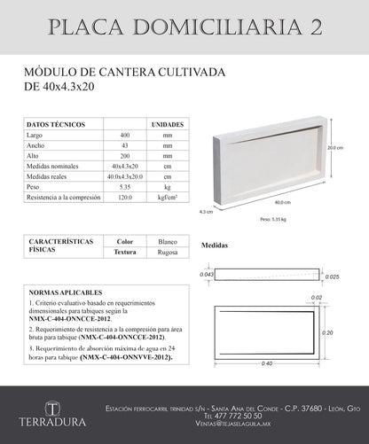 Placas Domiciliaria