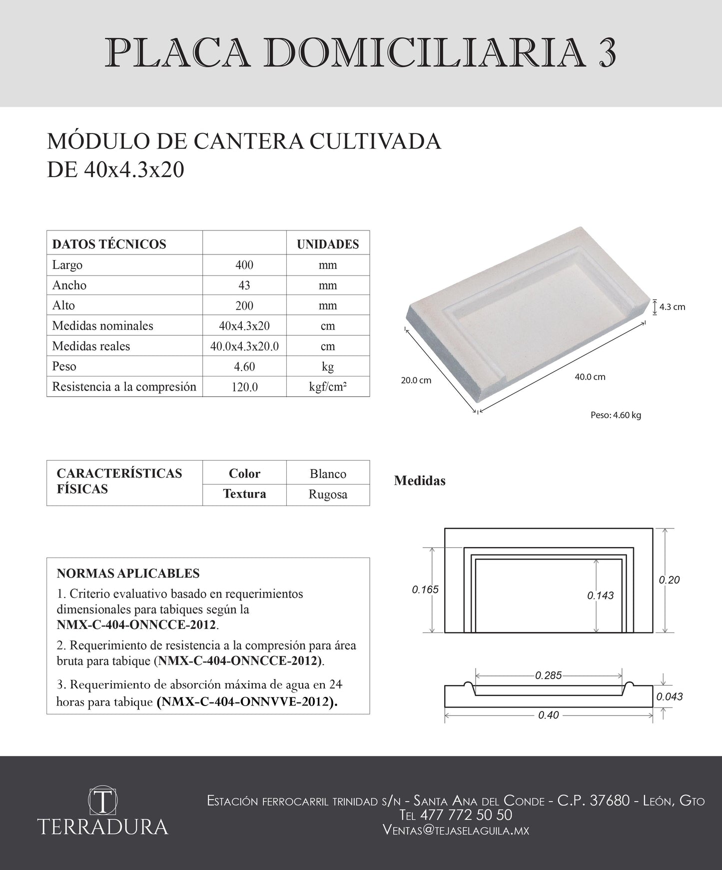 Placas Domiciliaria