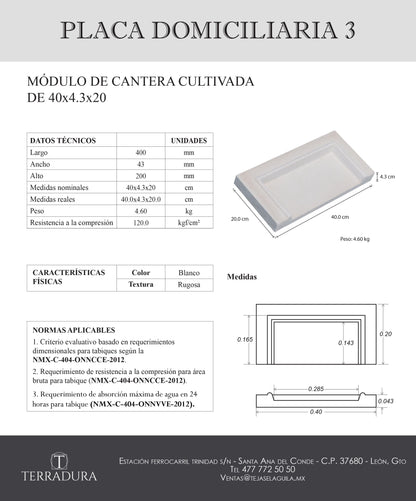 Placas Domiciliaria