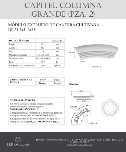 Capitel columna grande (pieza 2)