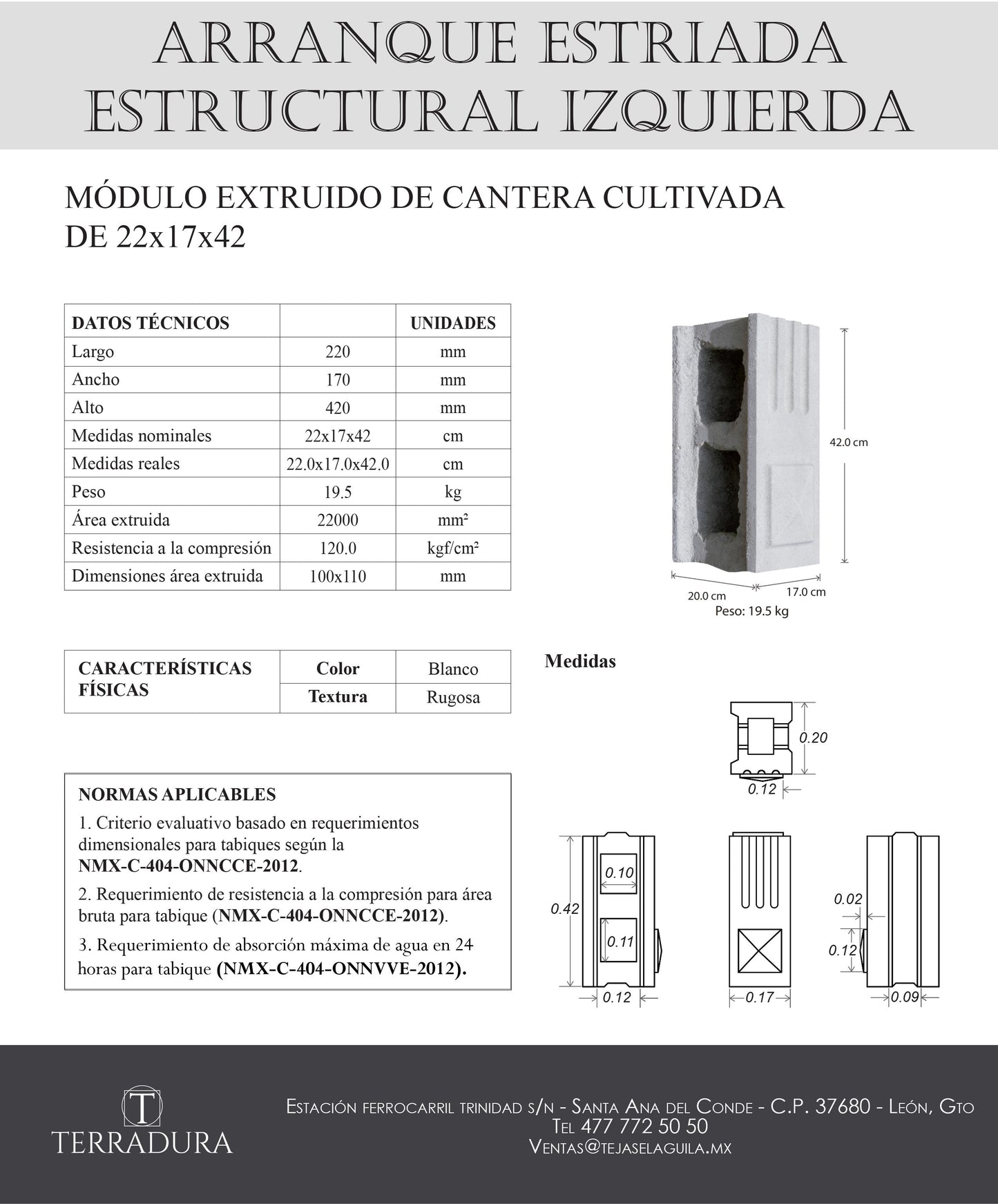 Arranque Estriada Estructural