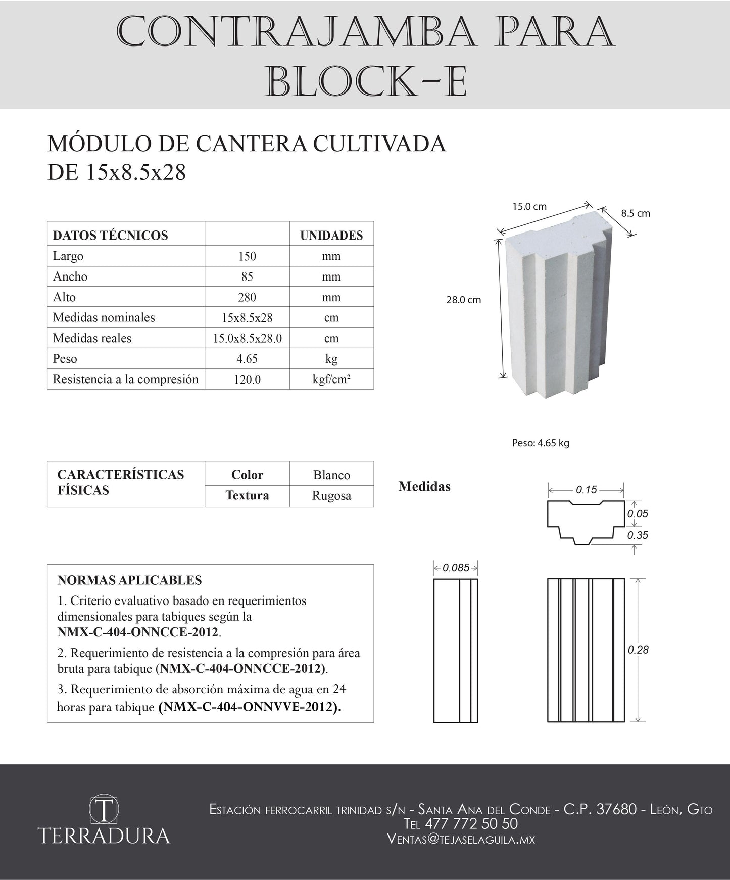 Contrajaba para block E