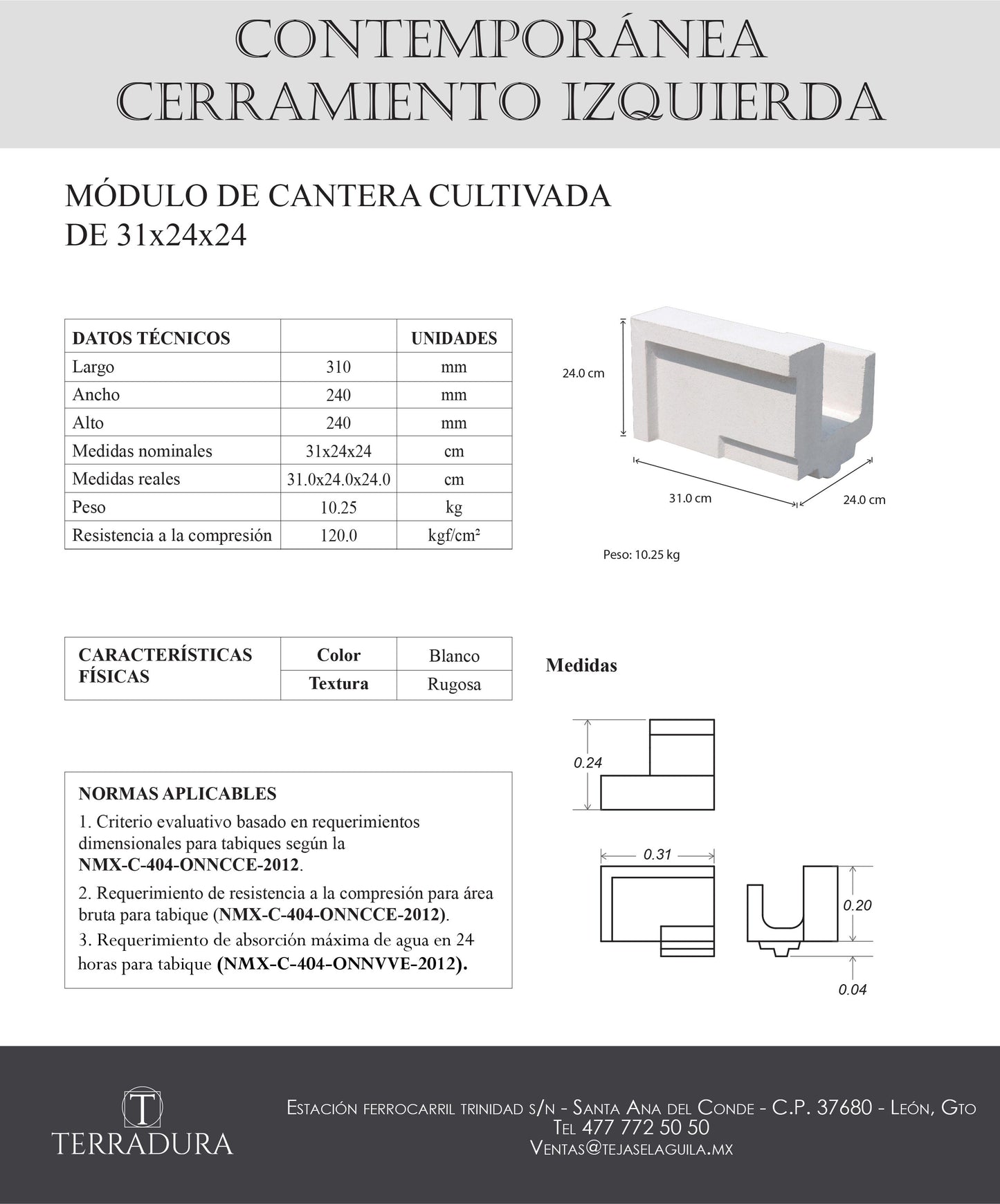 Contemporánea cerramiento