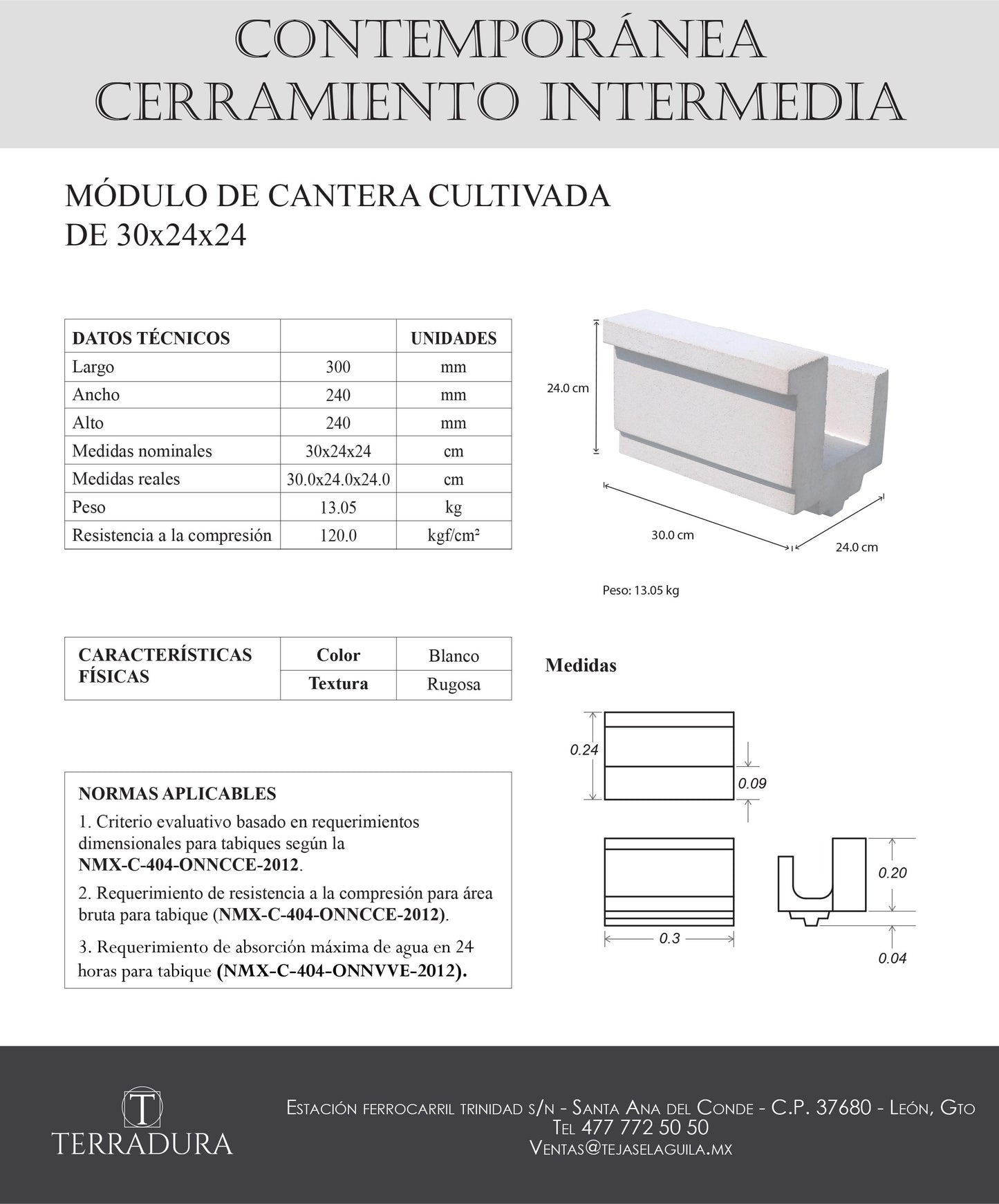 Contemporanea Cerramiento Intermedia