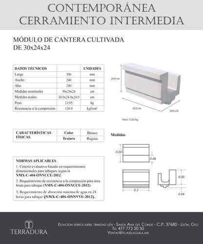 Contemporanea Cerramiento Intermedia