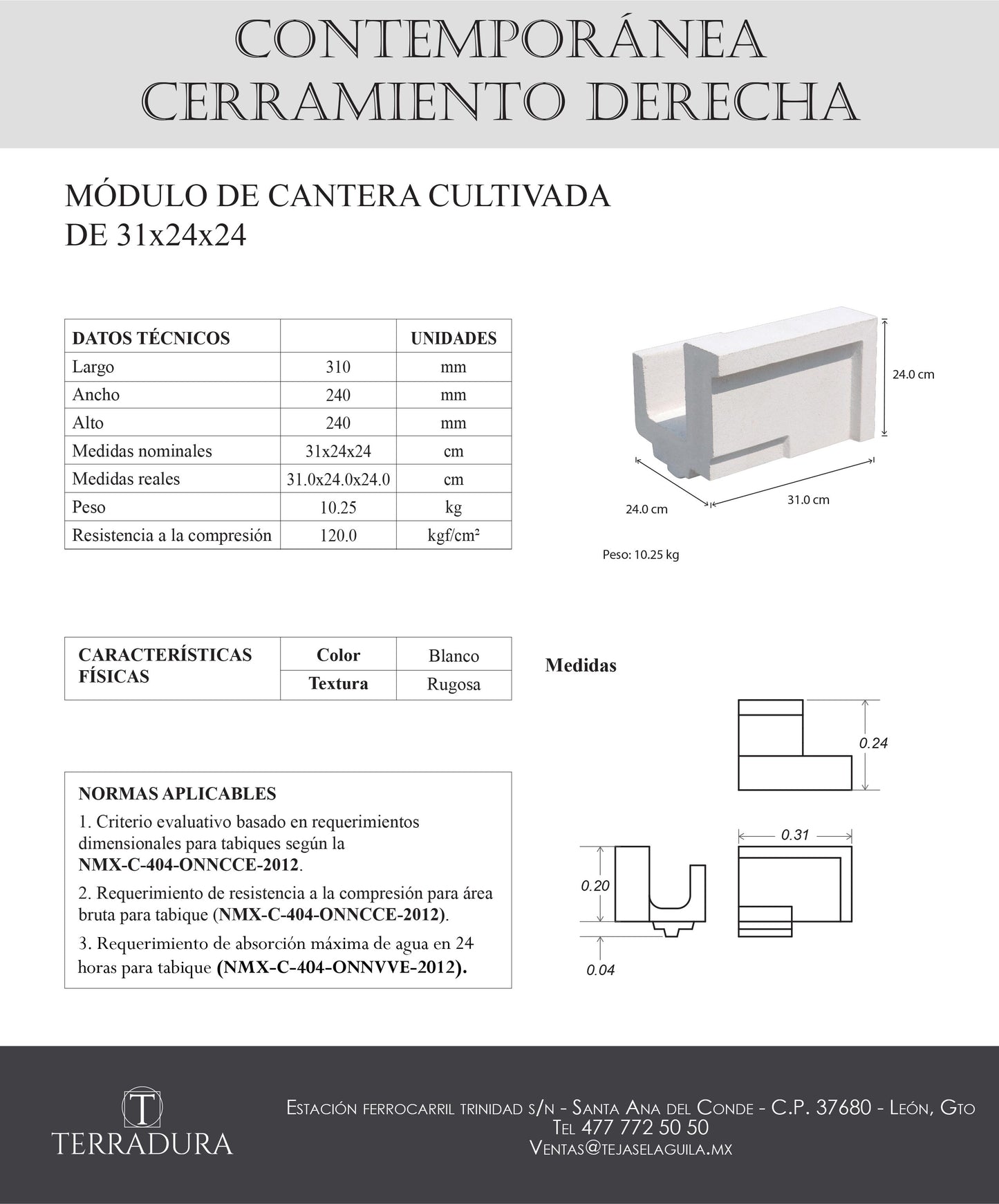 Contemporánea cerramiento