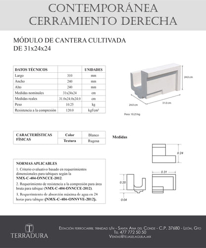 Contemporánea cerramiento